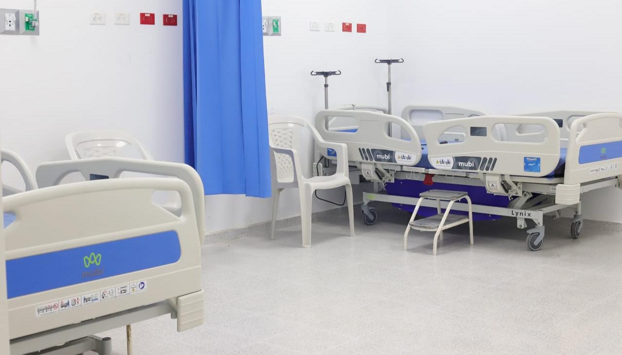 Imagen del área de hospitalización.