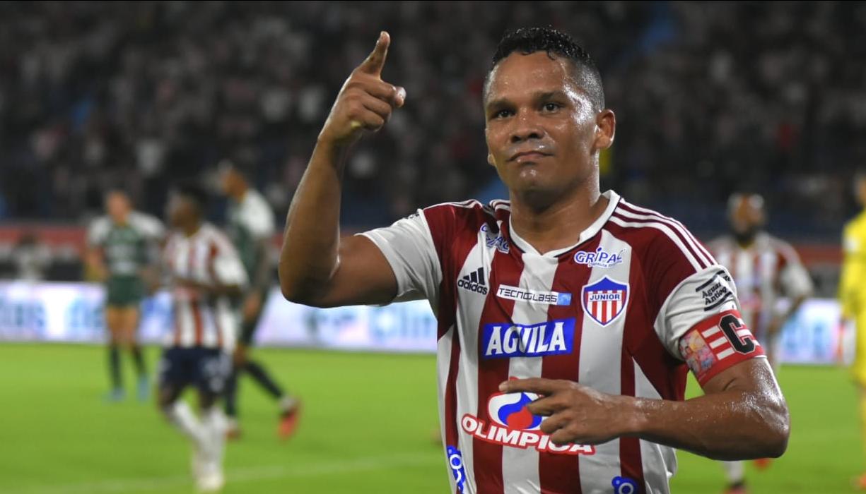 Carlos Bacca completó ocho goles con Junior en la Liga.
