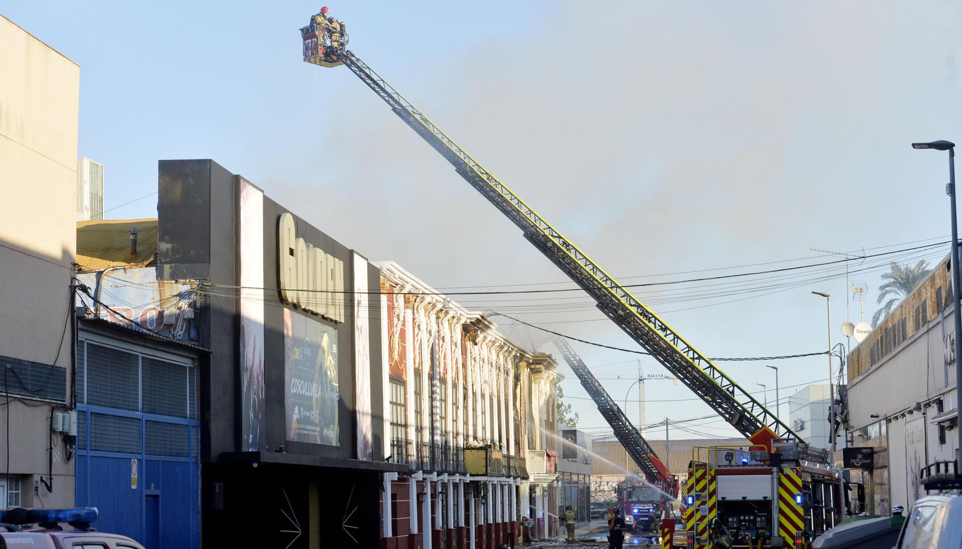 Lugar donde se presentó el incendio.