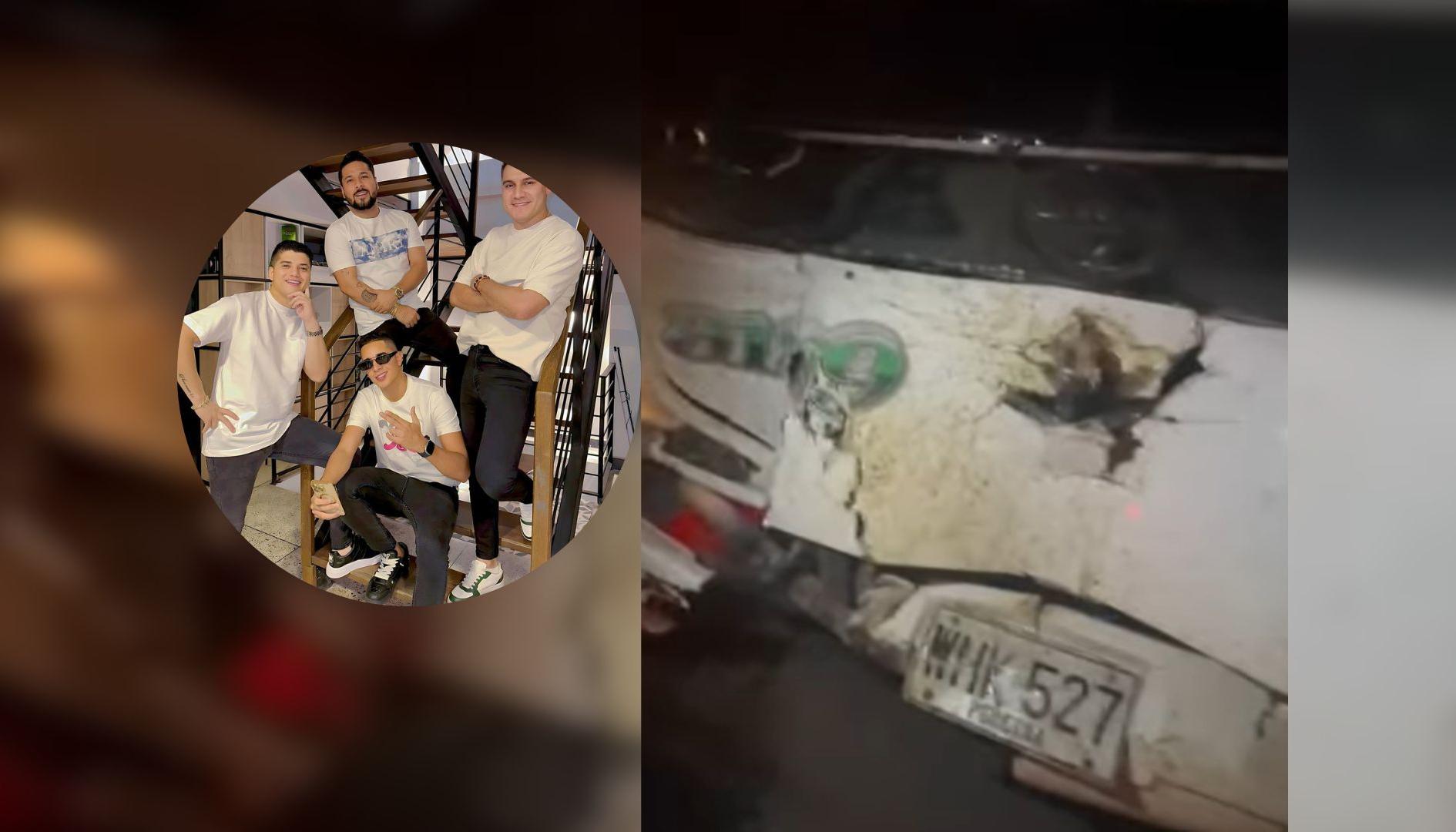 La Banda del 5 sufrió accidente. 