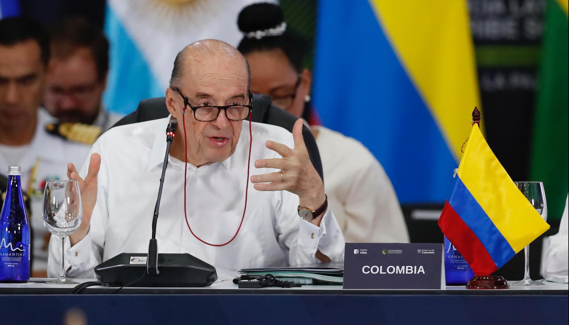 Álvaro Leyva Durán, canciller de Colombia.