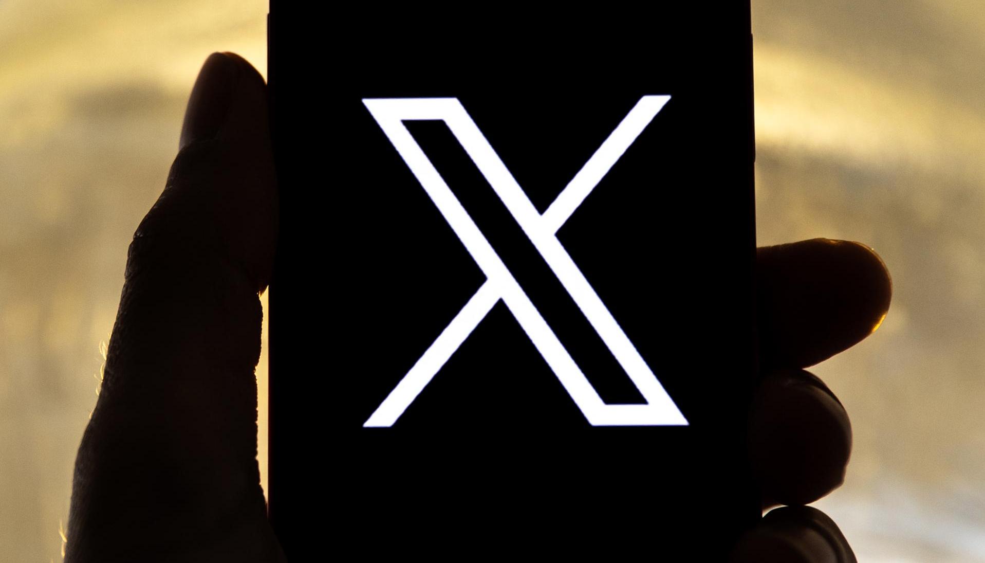 Logo de X, antiguo Twitter. 