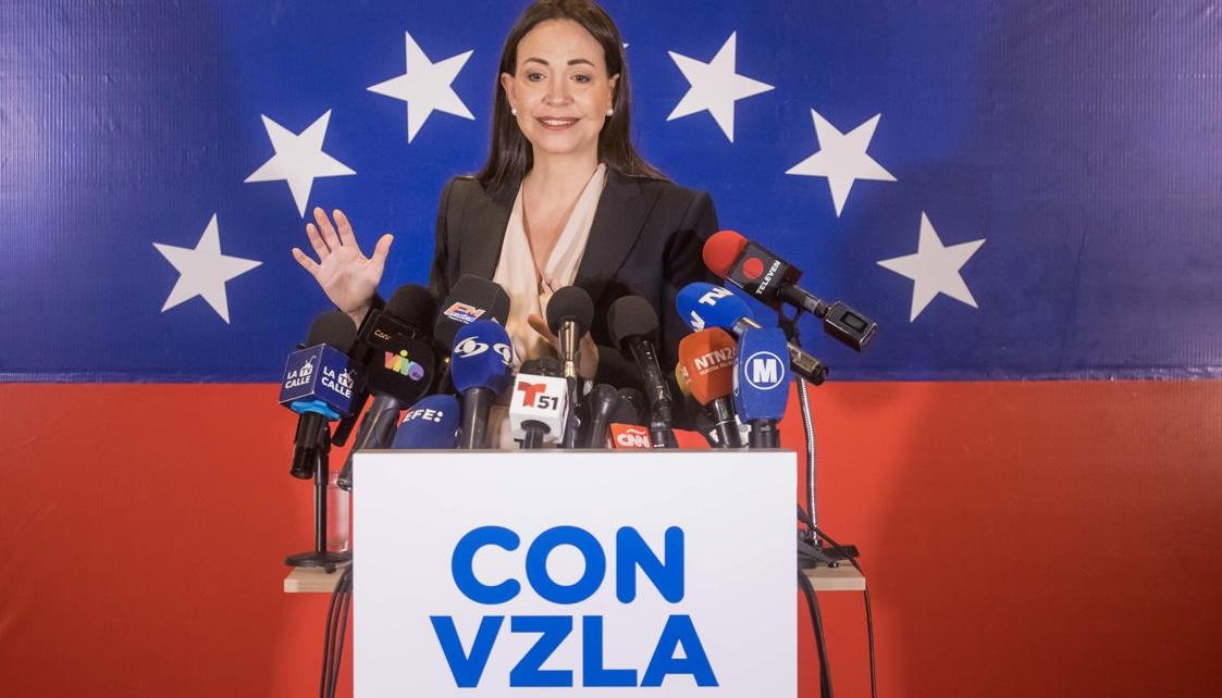 La exdiputada María Corina Machado.
