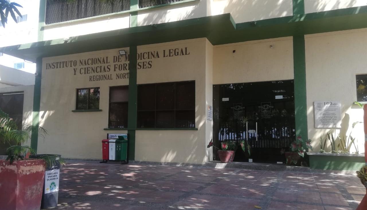 Fachada de Medicina Legal de Barranquilla.