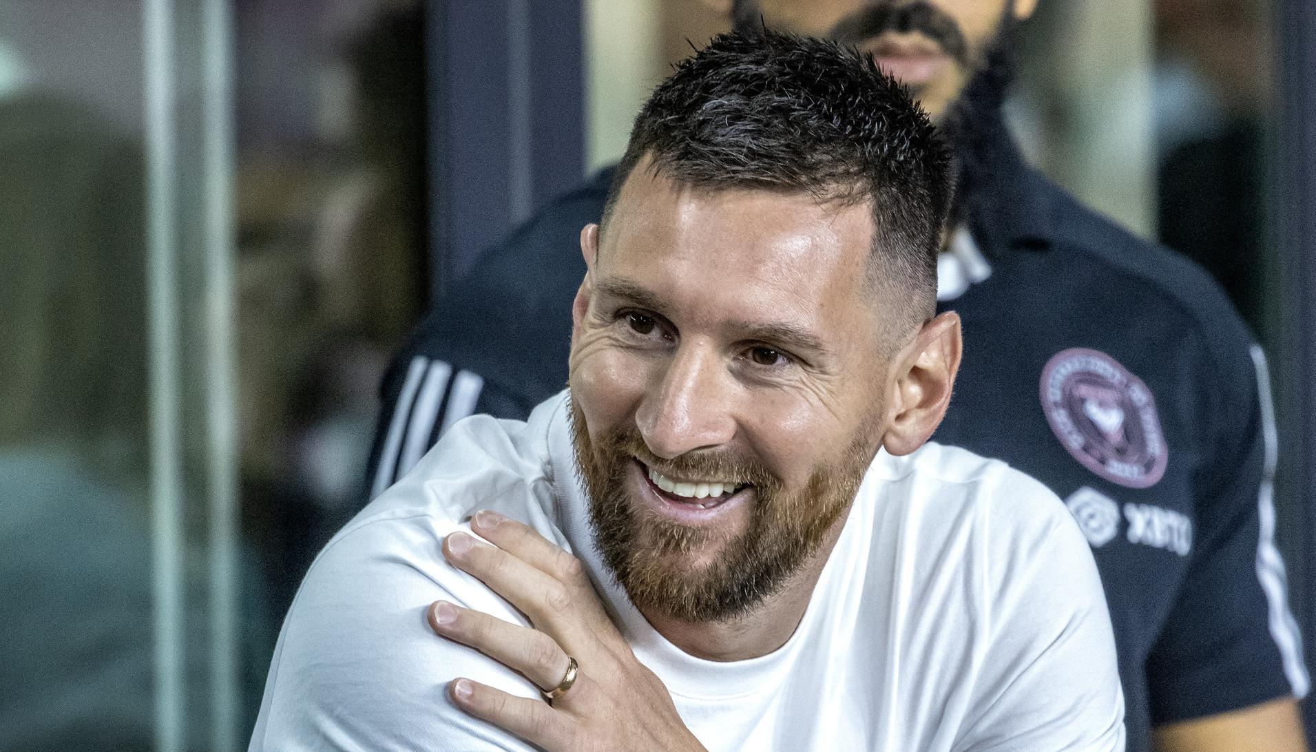 Lionel Messi en el más reciente partido del Inter Miami.