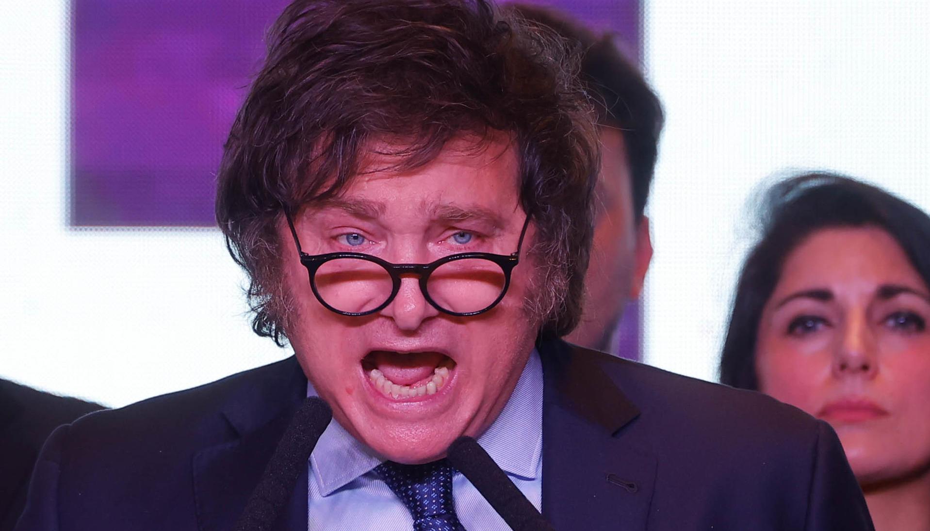 El ultraderechista Javier Milei, candidato a la Presidencia de Argentina