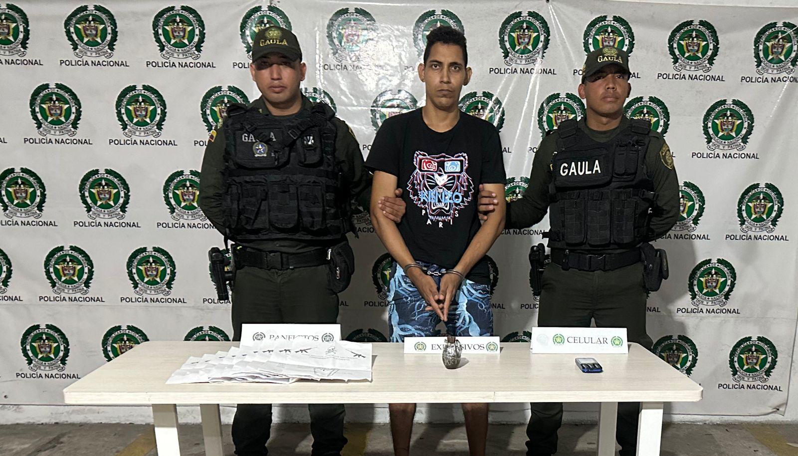 Capturan a presunto miembro de 'Los Costeños' en el barro San Roque