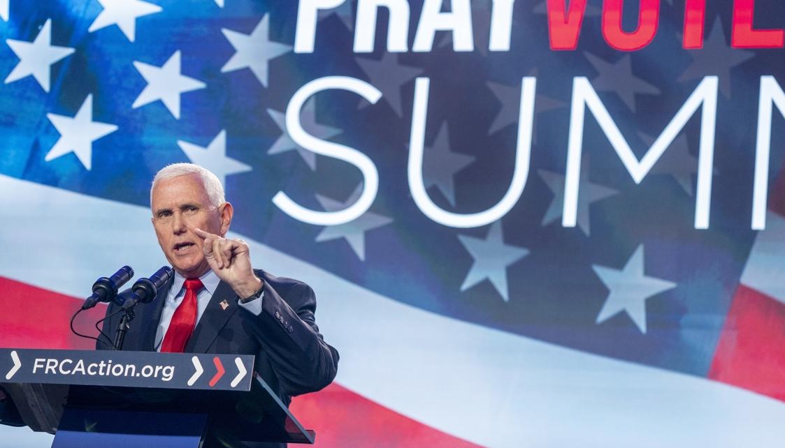 El exvicepresidente de Estados Unidos Mike Pence.