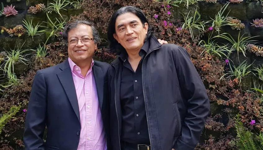 Gustavo Petro y Gustavo Bolívar.
