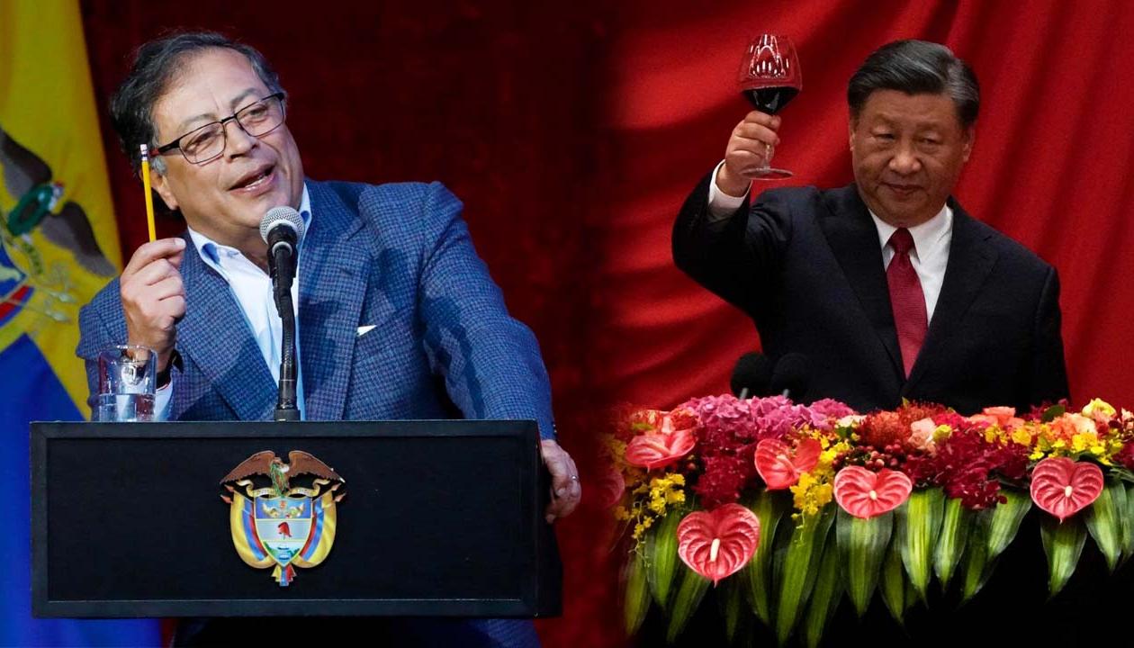 El presidente de Colombia, Gustavo Petro, y el de China, Xi Jinping, se reúnen el 25 de octubre 