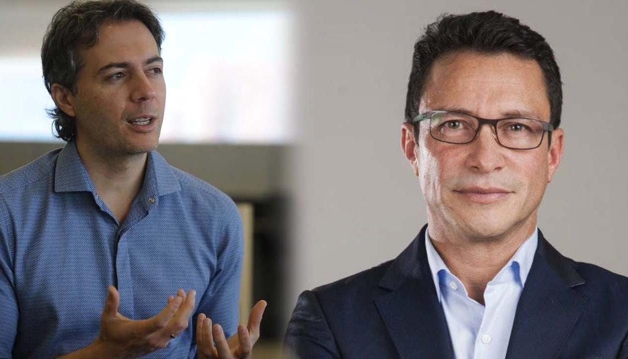  Daniel Quintero Calle, exalcalde de Medellín, y Carlos Caicedo, exgobernador del Magdalena.