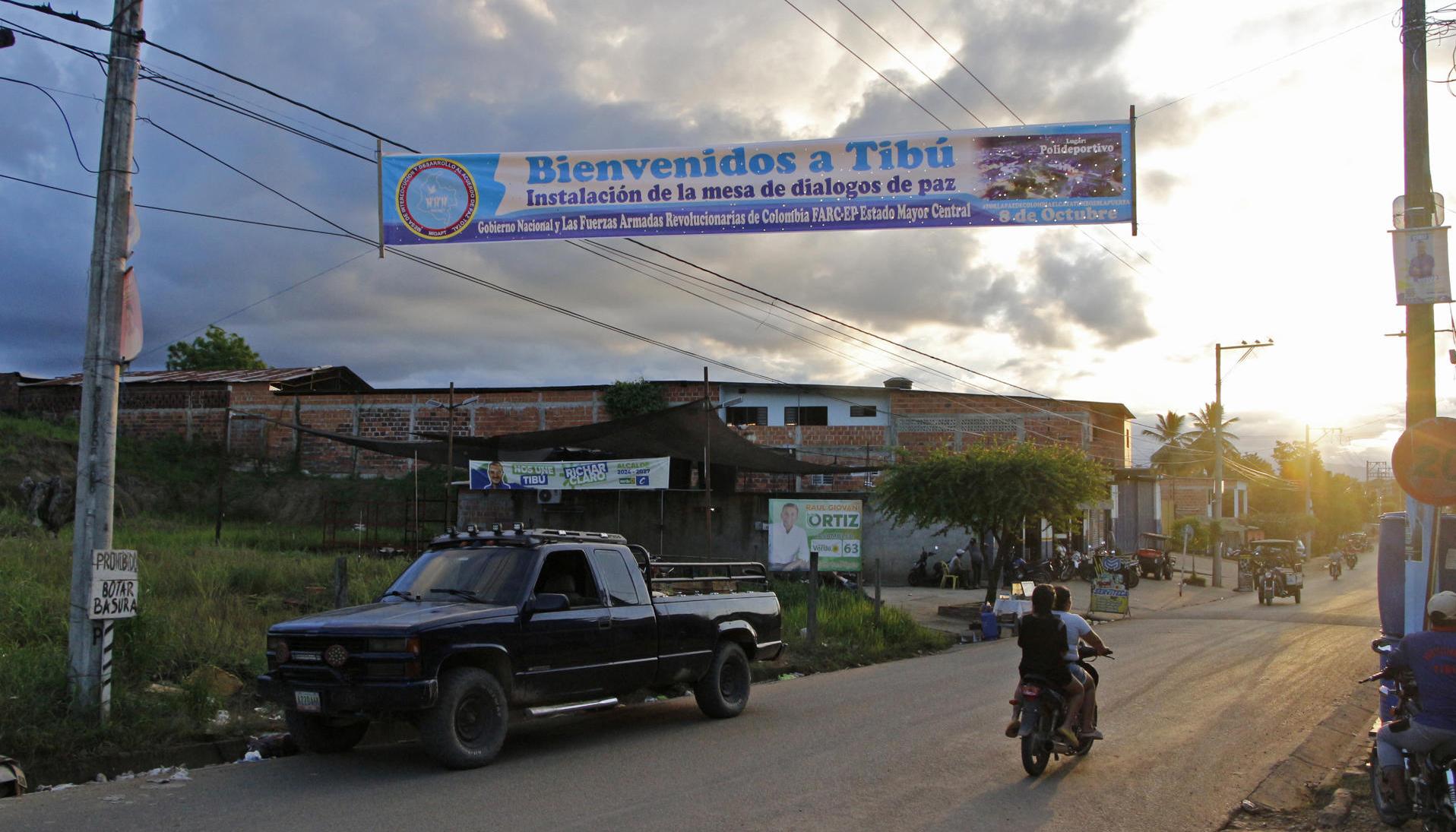 Entrada a Tibú.