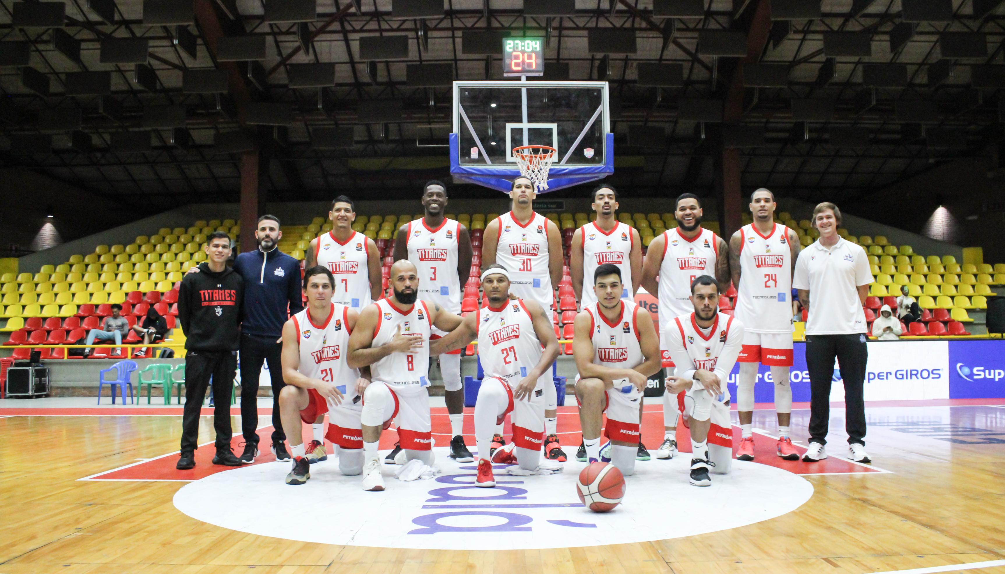 Titanes de Barranquilla en su más reciente partido de liga.