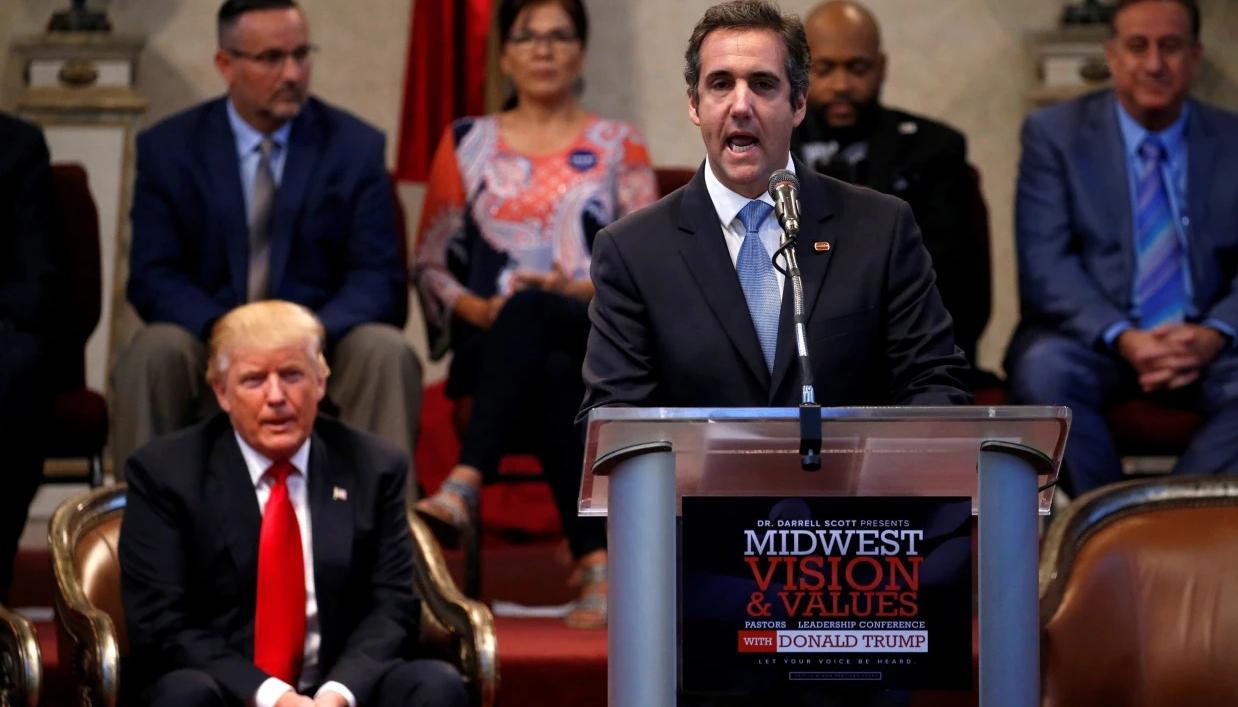 Donald Trump y Michael Cohen.