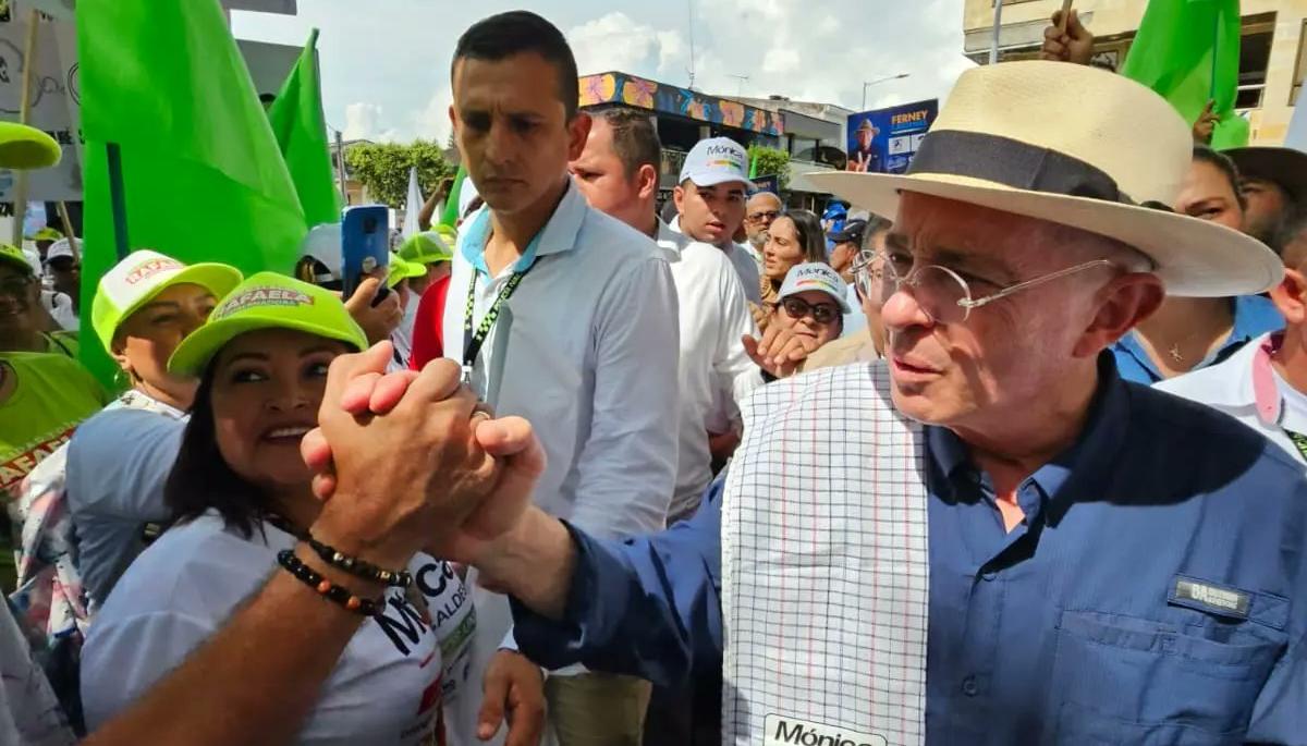 El expresidente Álvaro Uribe.