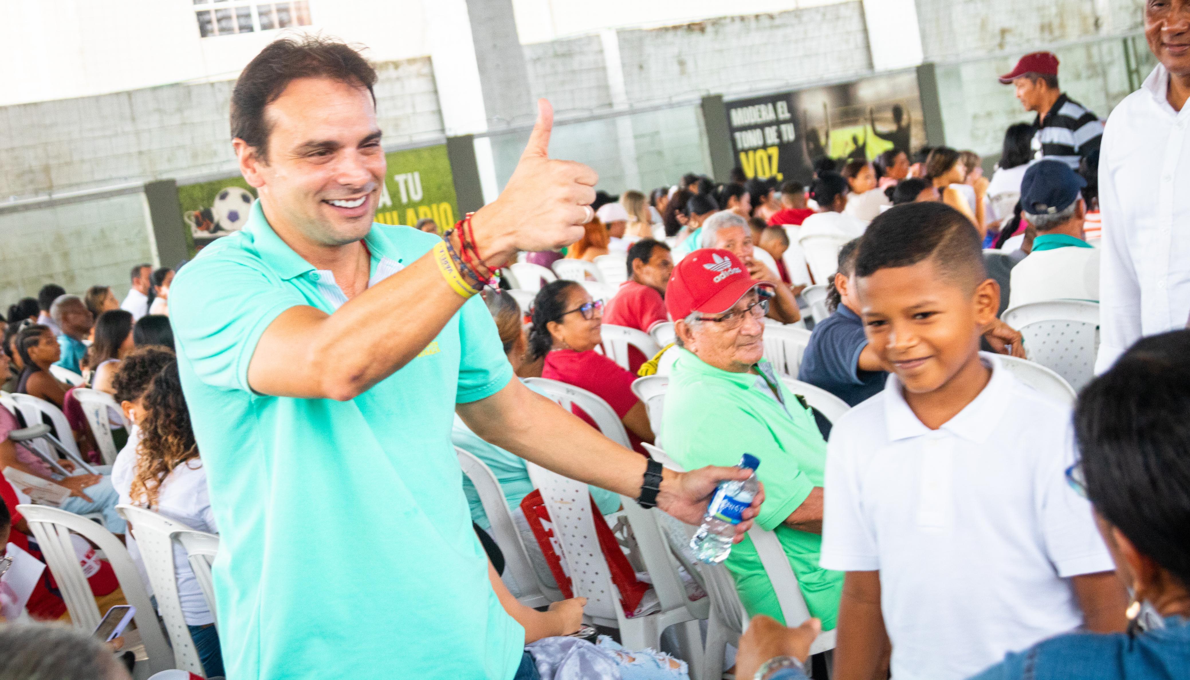 El candidato a la Gobernación, Alfredo Varela.