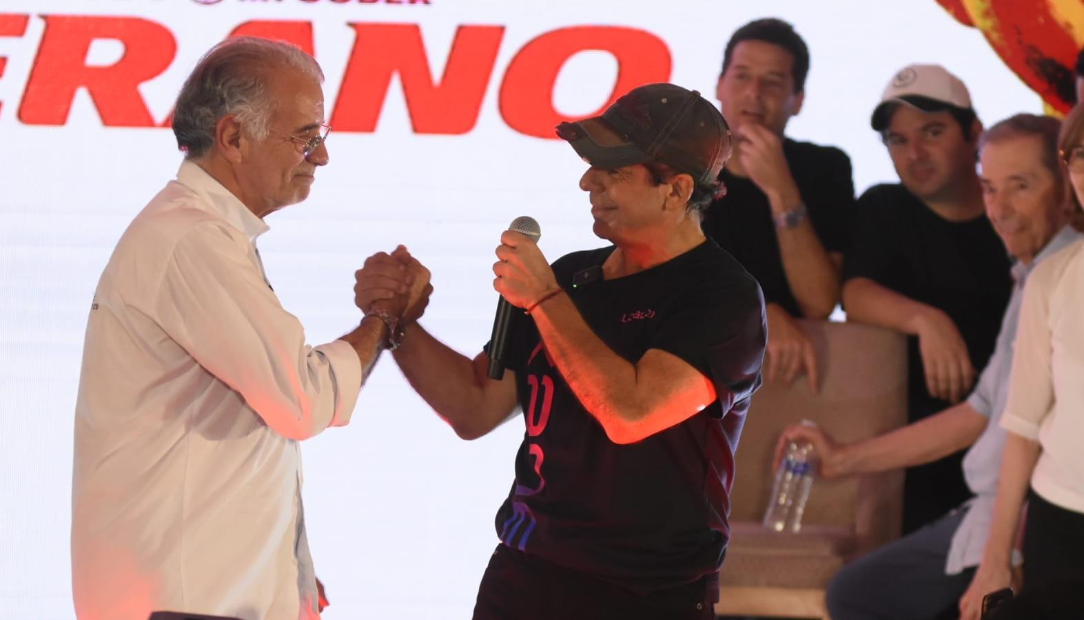 Eduardo Verano, candidato a la Gobernación, y Alex Char, aspirante a la Alcaldía de Baranquilla