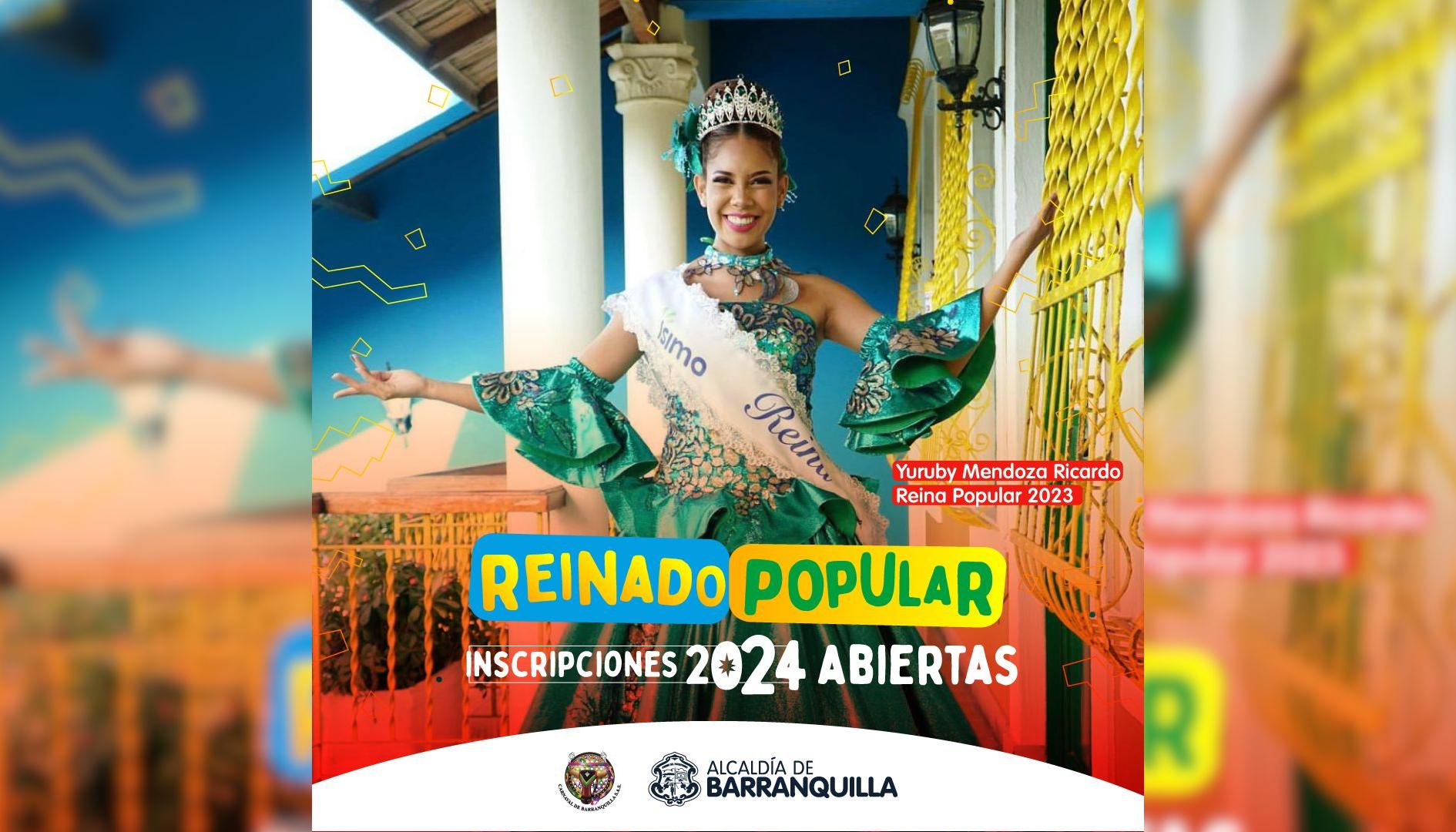 Yuruby Mendoza, Reina Popular 2023.