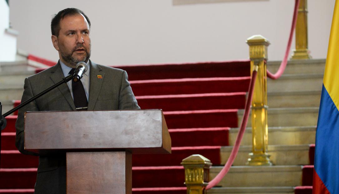 Canciller de Venezuela, Yván Eduardo Gil.
