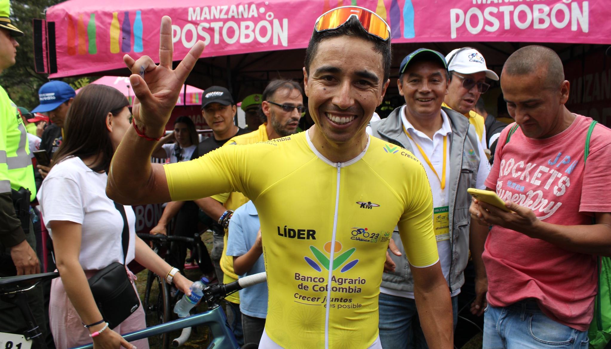 Aldemar Reyes tras ganar la última y coronarse bicampeón del Clásico RCN.