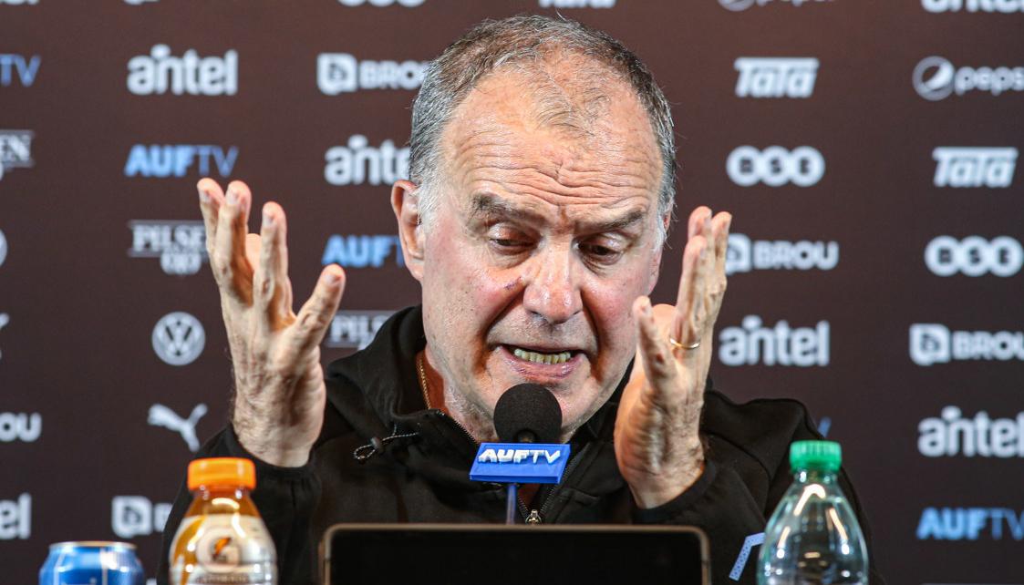 El argentino Marcelo Bielsa, seleccionador de Uruguay. 