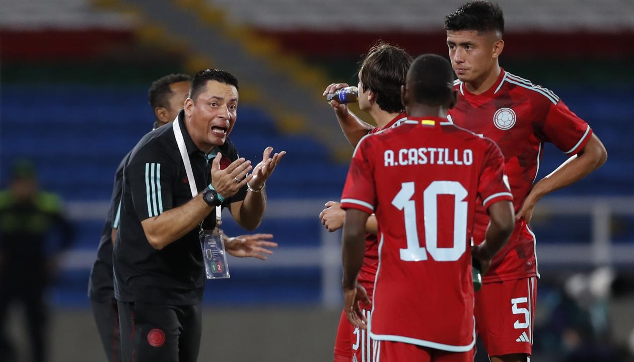 Héctor Cárdenas, técnico de la Selección Colombia Preolímpica.