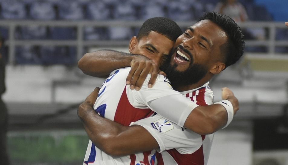 José Enamorado y 'Cariaco' González, una dupla que puede reencontrarse contra Once Caldas. 