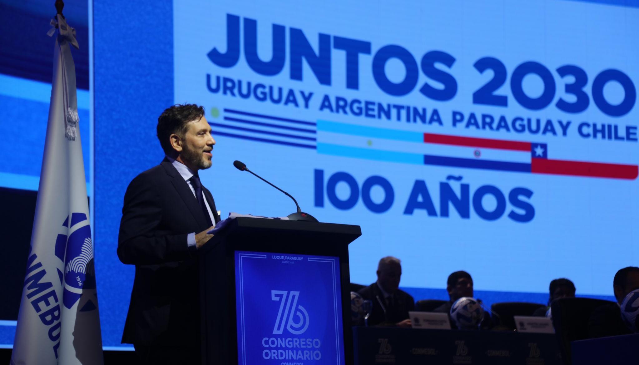 Alejandro Domínguez, presidente de la Conmebol, hizo el anuncio en su cuenta de X.