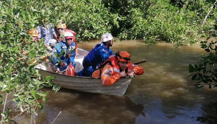 Armada, Bomberos y Cruz Roja participan en la búsqueda.