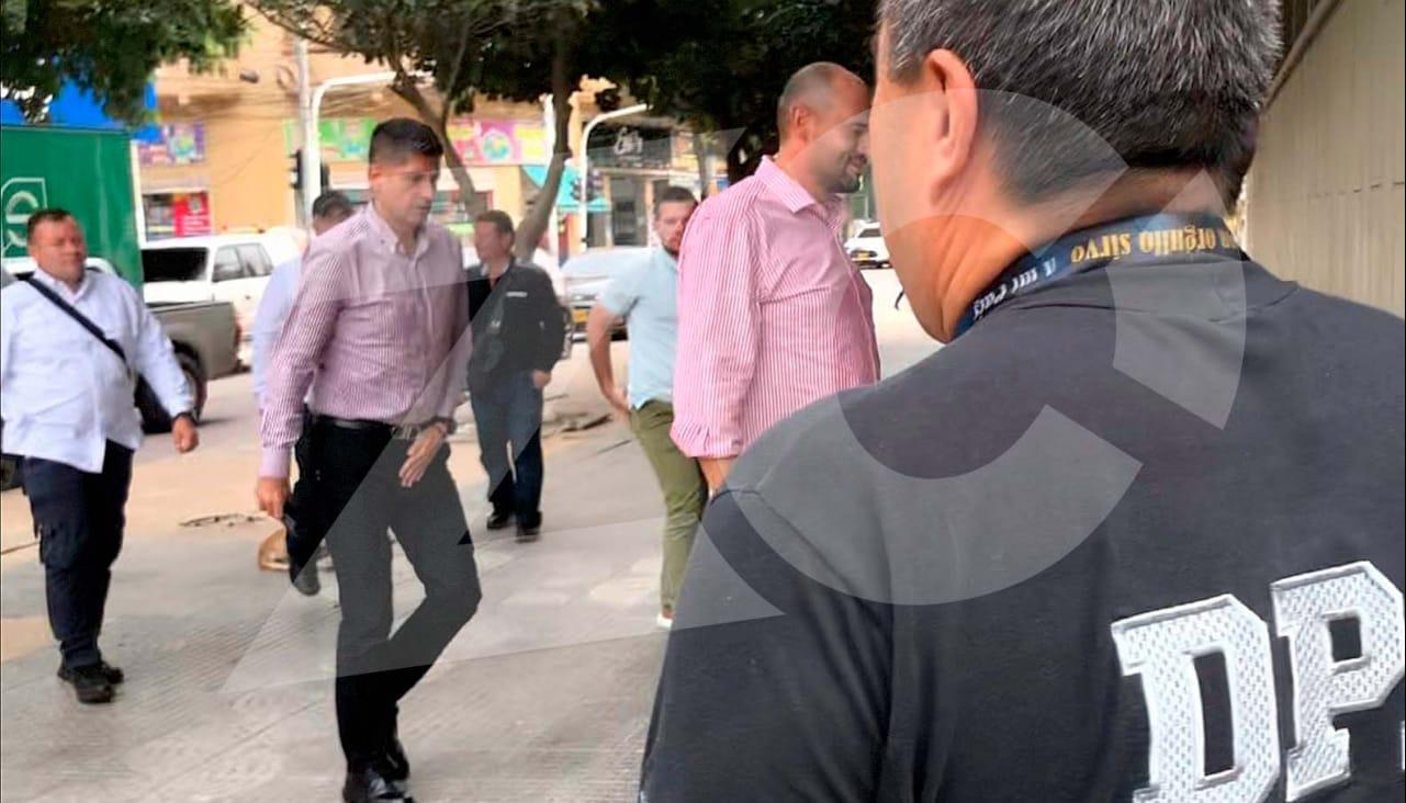 El fiscal Mario Burgos el pasado 24 de agosto cuando llegaba al edificio de la Fiscalía en Barranquilla.