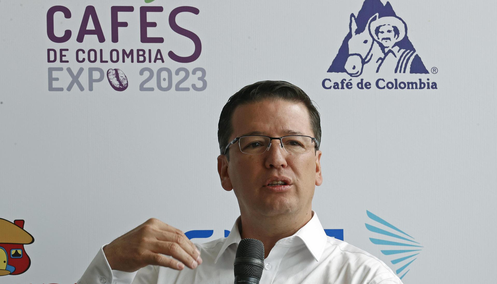 El gerente general de la Federación Nacional de Cafeteros (FNC), Germán Alberto Bahamón