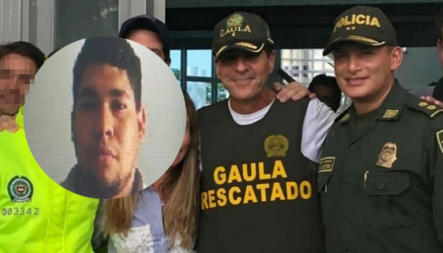 Aldair Ortega (círculo) y el empresario Rodolfo 'Fito' Acosta. 