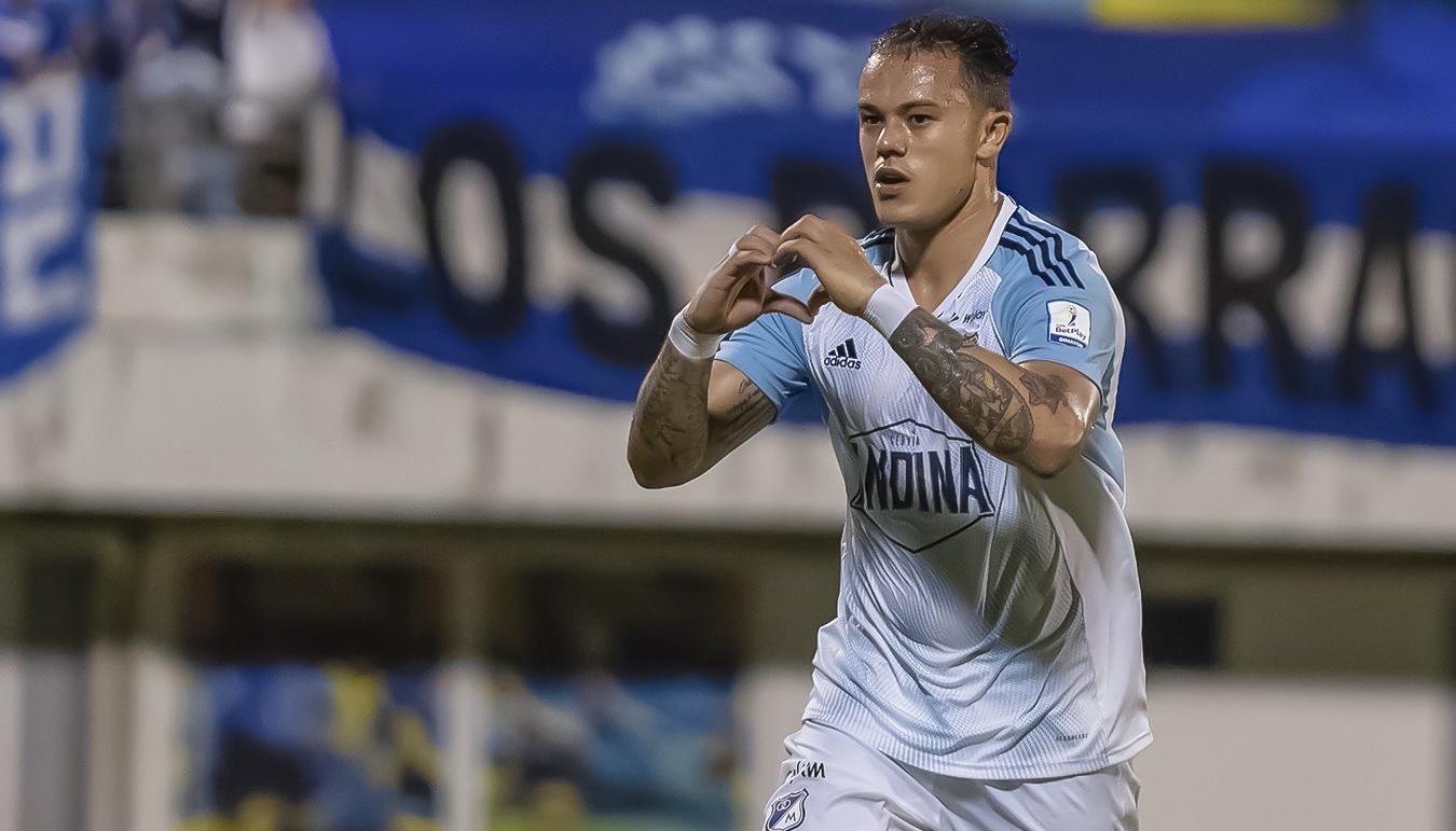 Leonardo Castro marcó uno de los goles de Millonarios ante Alianza Petrolera.