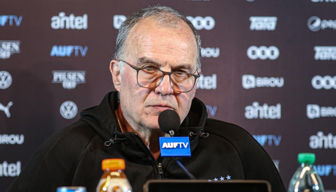 El argentino Marcelo Bielsa, seleccionador de Uruguay. 