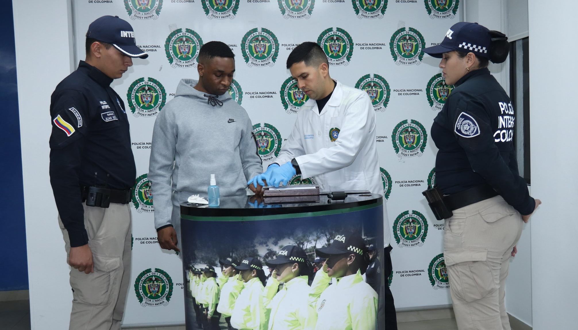 Captura de Diallo Ahmadou Boye, alias ‘Mbappé’.