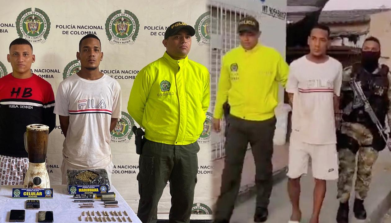 Capturan a dos presuntos 'Costeños' en Soledad.