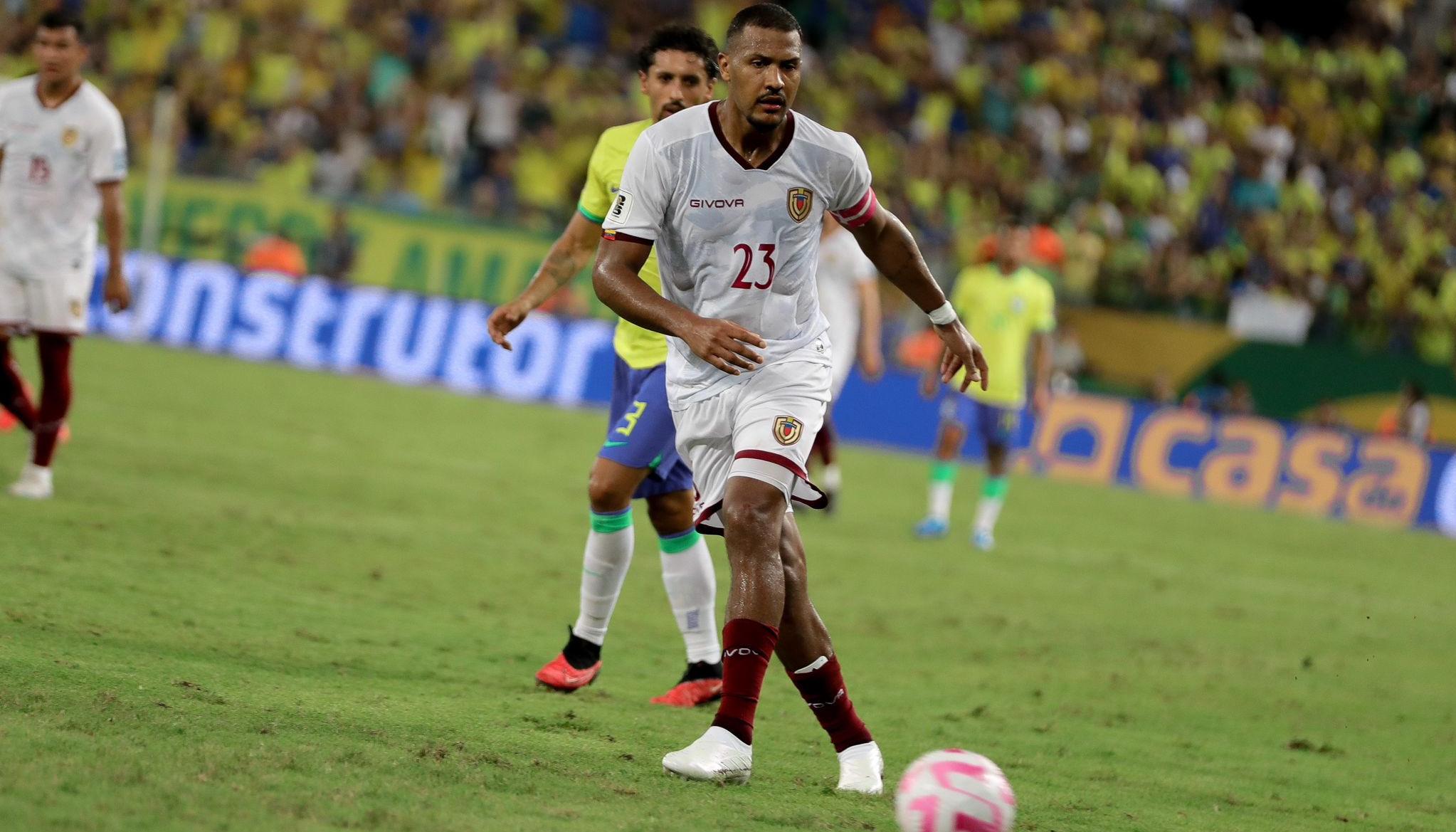 Salomón Rondón, delantero de la selección Venezuela. 
