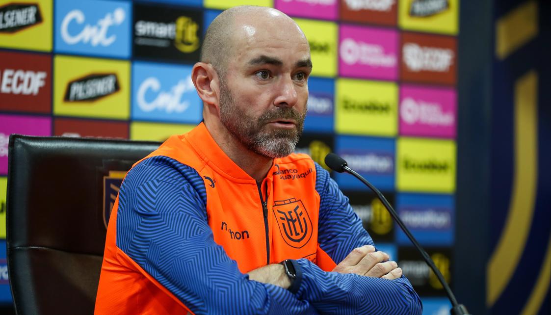 Félix Sánchez, entrenador de la selección ecuatoriana. 