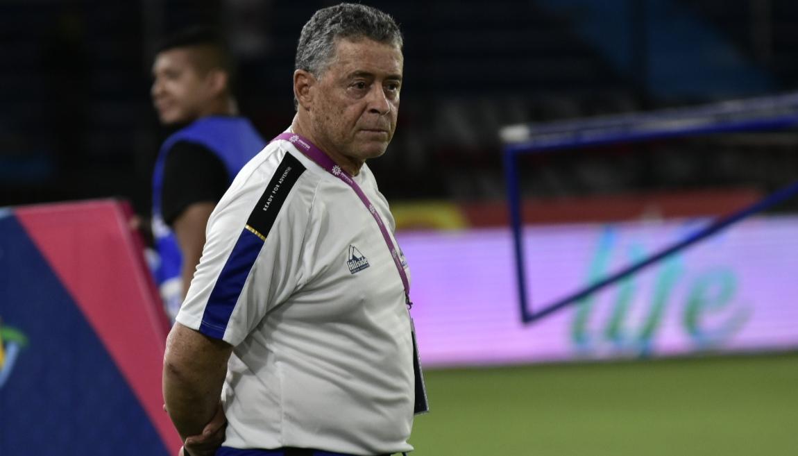 Pedro Sarmiento, técnico saliente del Once Caldas. 