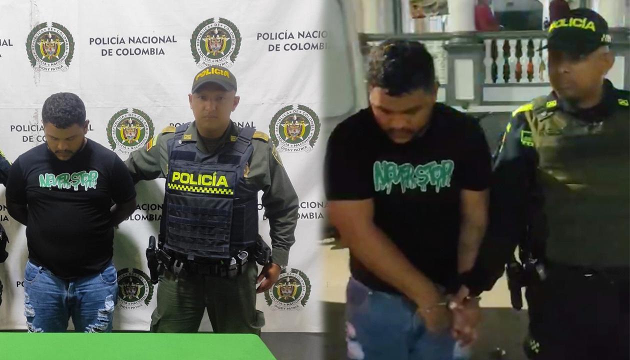 Captura de William Andrés Pérez Valera, presunto atracador de supermercados en Soledad.
