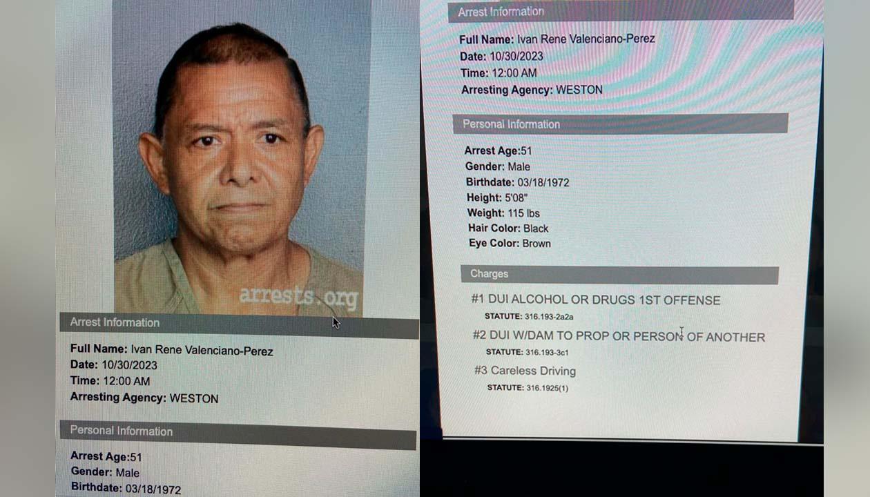 Iván René Valenciano arrestado en los Estados Unidos.