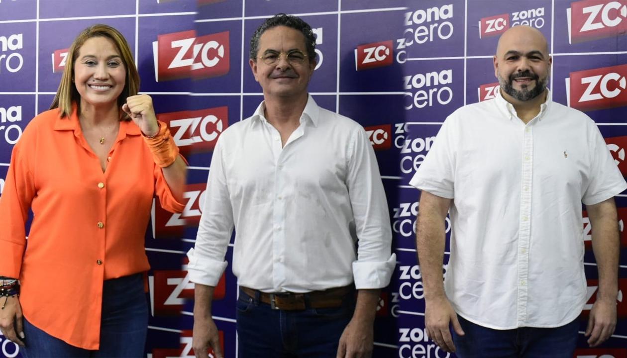 Verónica Patiño, Raymundo Marenco y Luis Enrique Guzmán