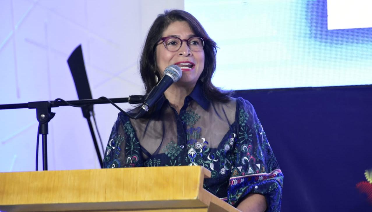 Rosmery Quintero interviene en el Congreso de Acopi.