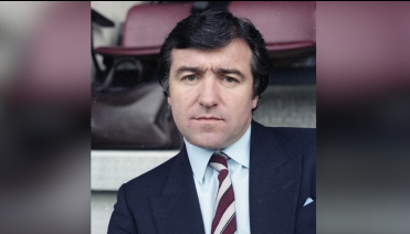 Terry Venables cuando era entrenador del Barcelona.