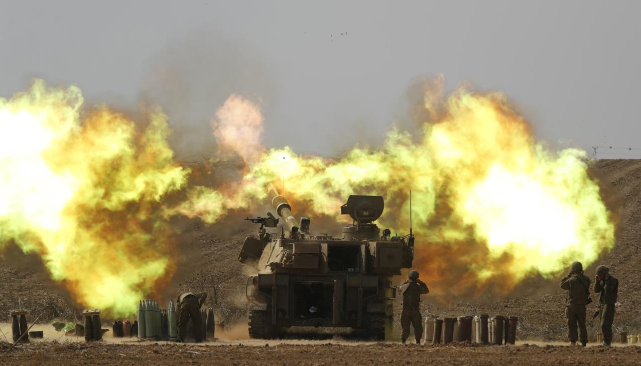 Imagen de los bombardeos en Gaza.
