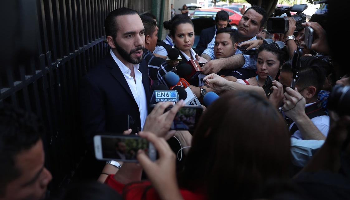 El presidente de El Salvador, Nayib Bukele.