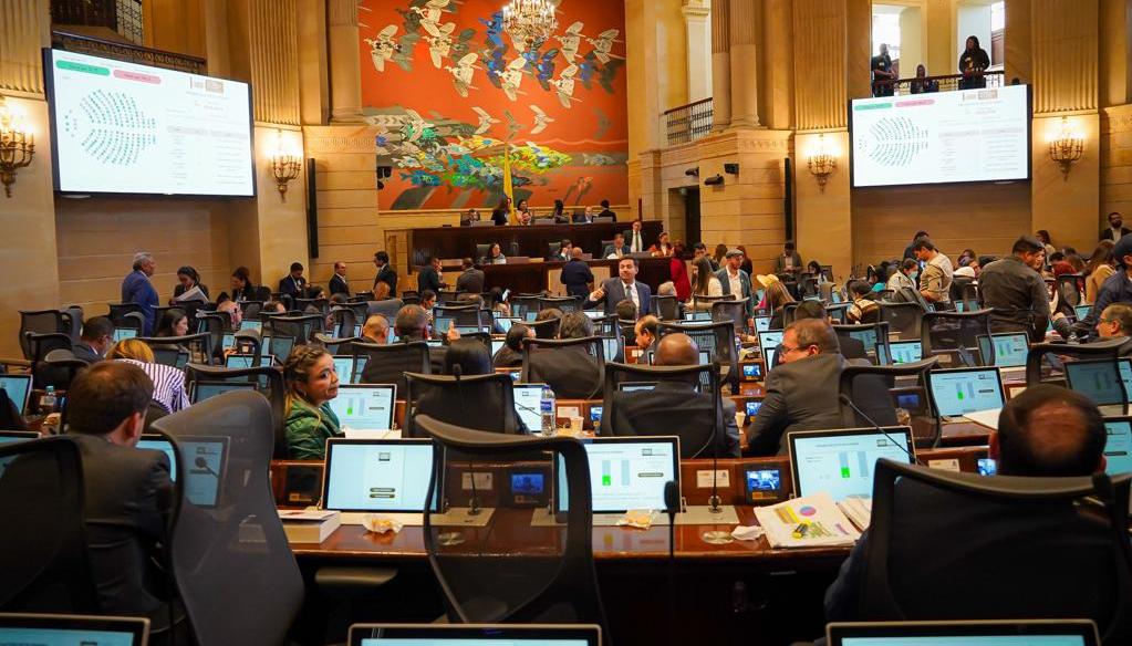 Plenaria de la Cámara de Representantes.