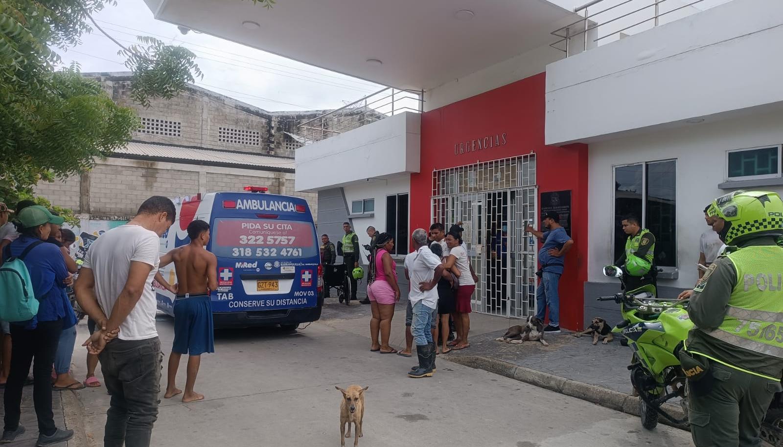 Camino El Pueblo a donde fueron llevadas las tres víctimas del ataque sicarial.