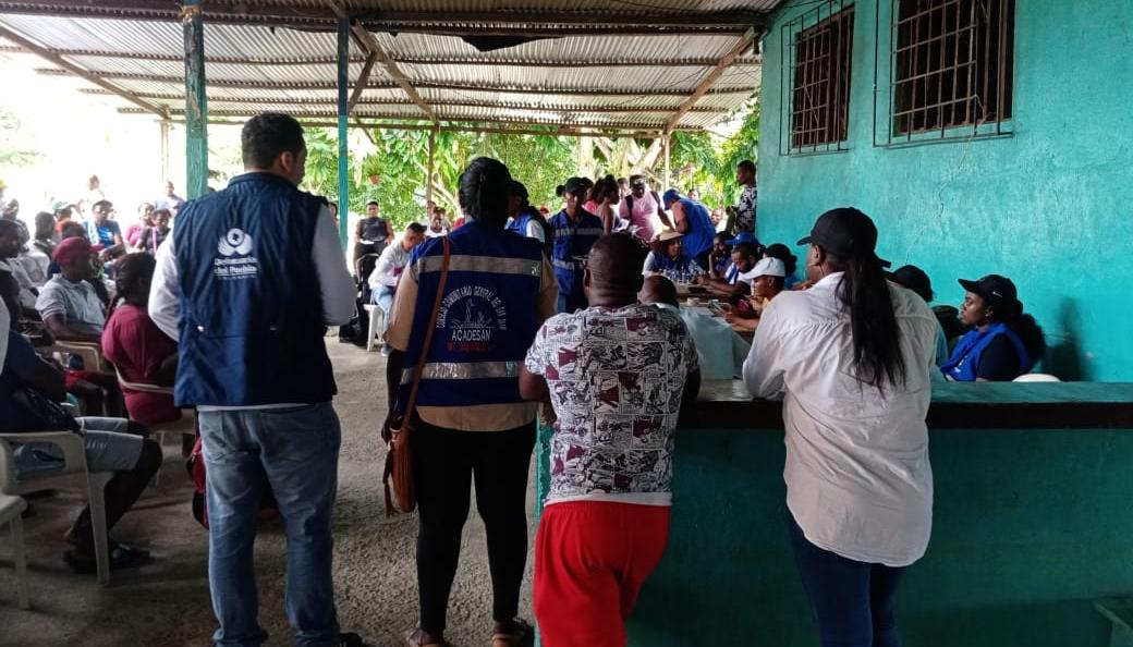Funcionarios de la Defensoría del Pueblo en el Chocó.