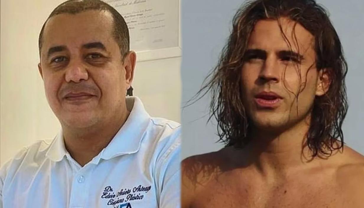 El médico cirujano Edwin Arrieta, asesinado y Daniel Sancho, capturado, y 